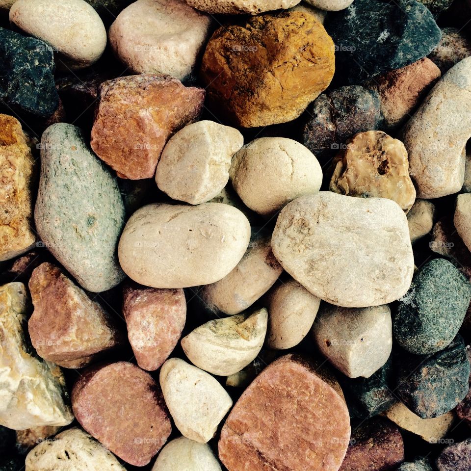 Full frame shot of a river rocks