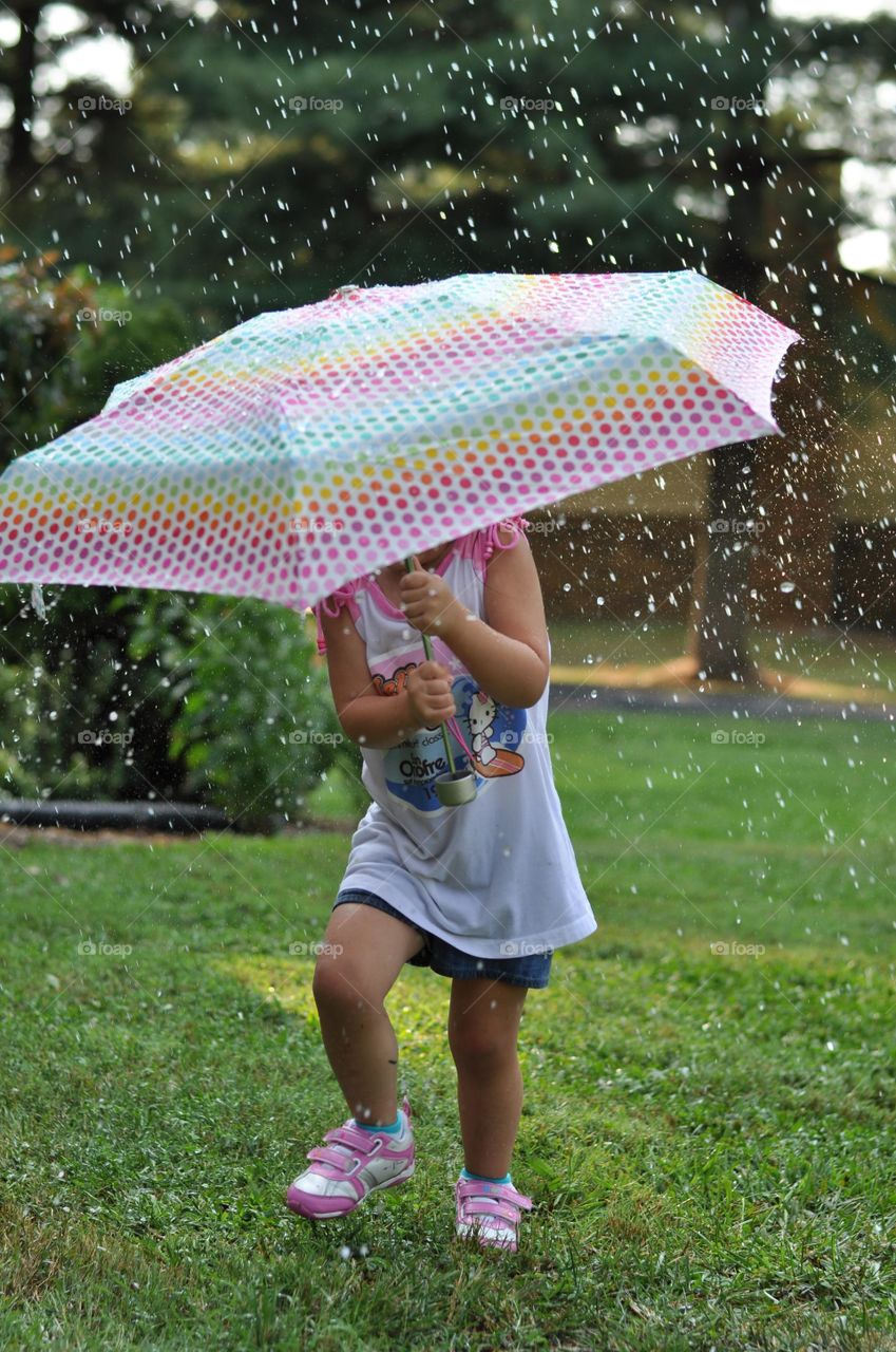 Dancing in the spring showers