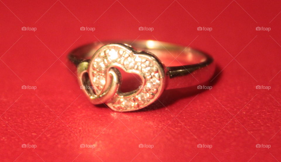 red heart love ring by arman