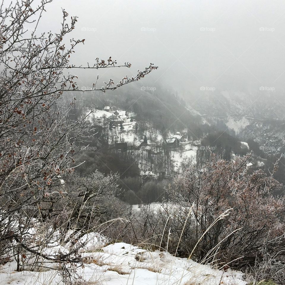 sleepy mountain village