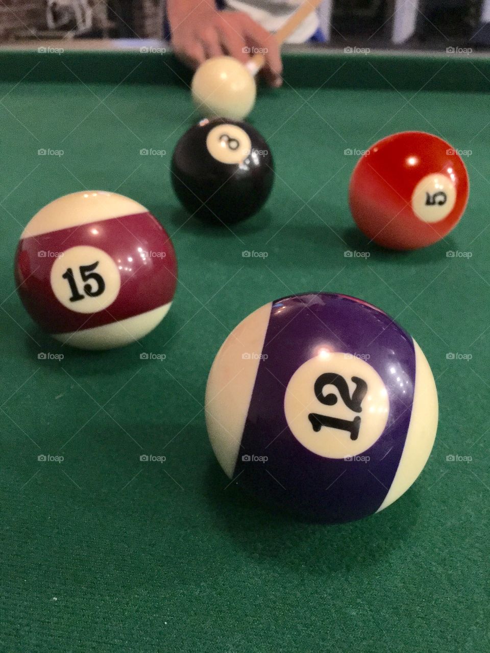 Pool table balls