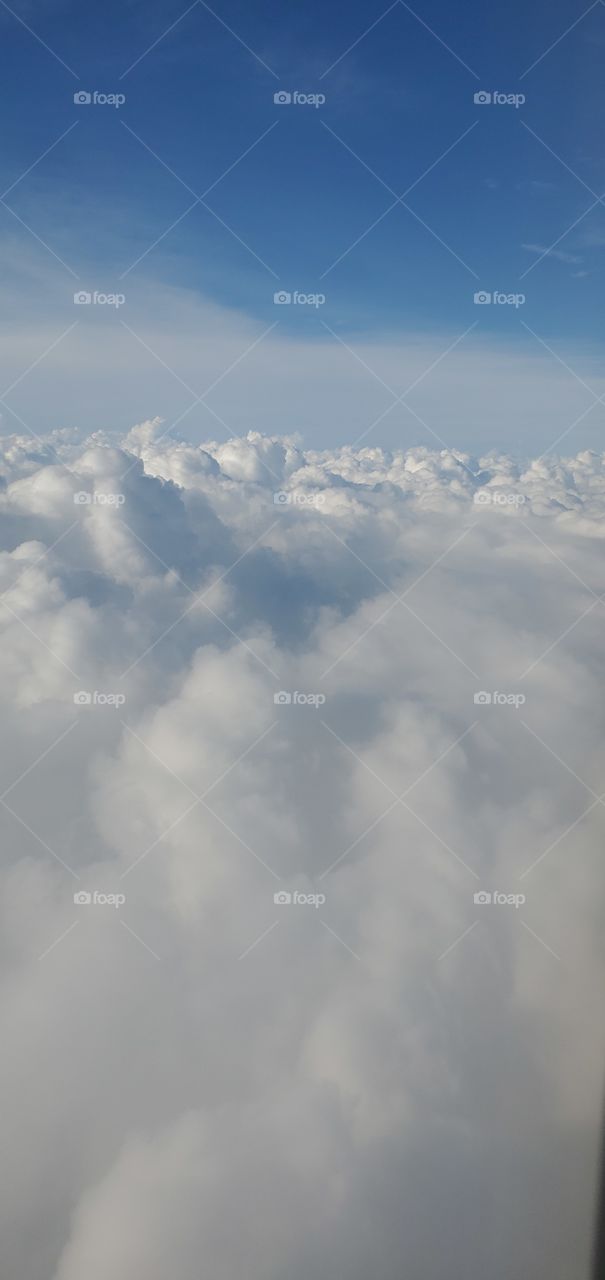 Clouds from a bird's eye view.