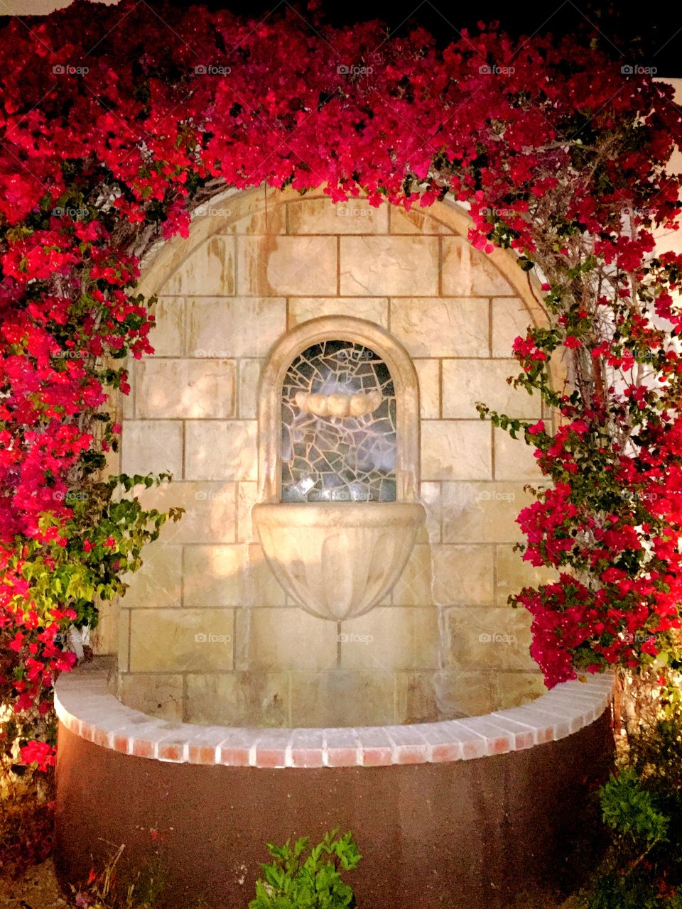 Flower fountain 