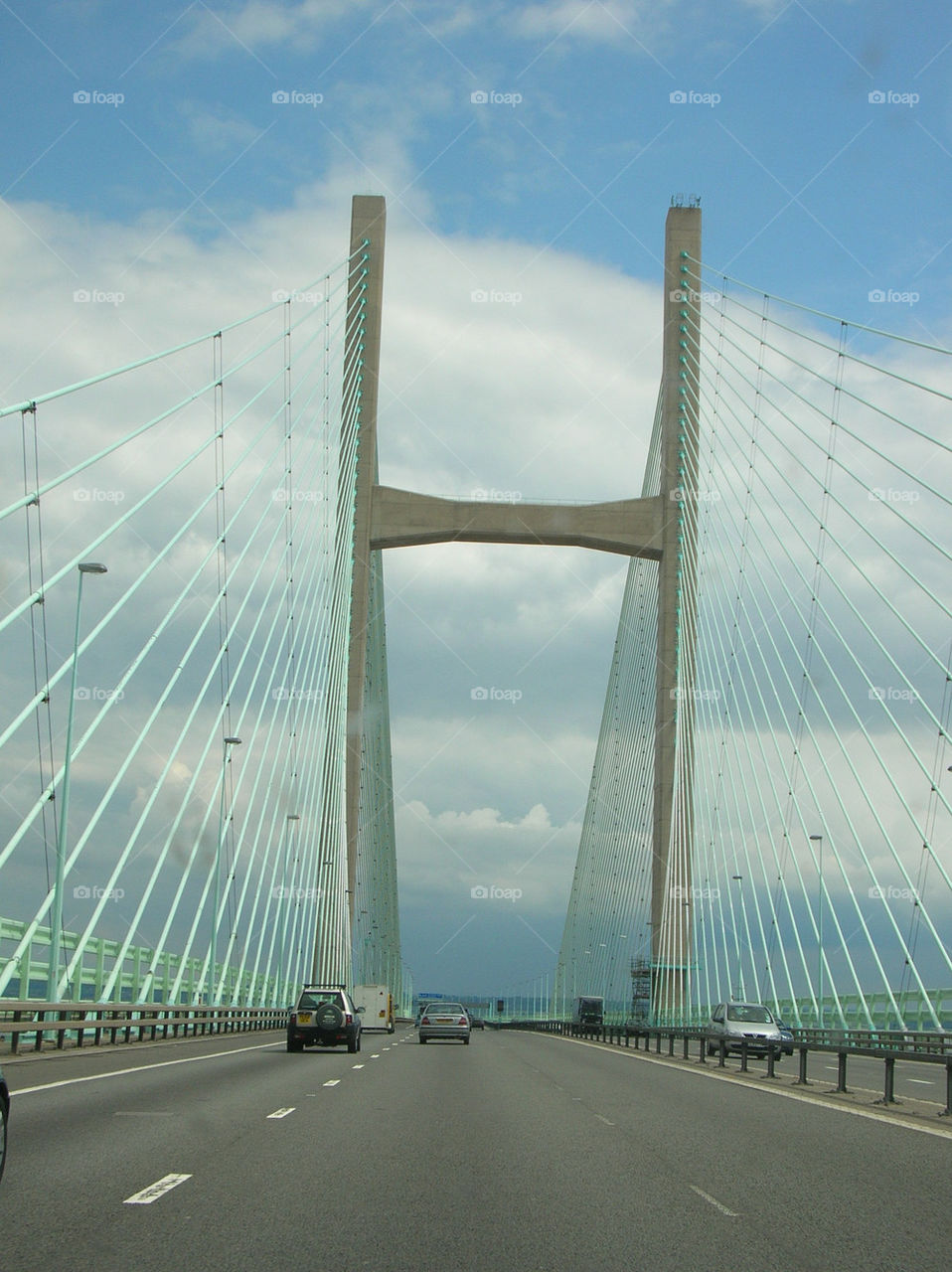 river bridge cables girder by jeanello