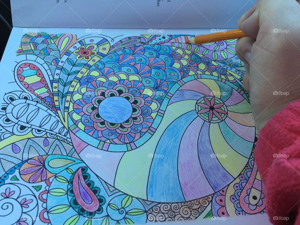 Adult coloring book