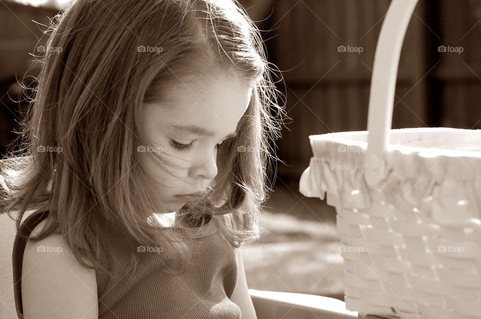 My sweet girl on Easter afternoon.