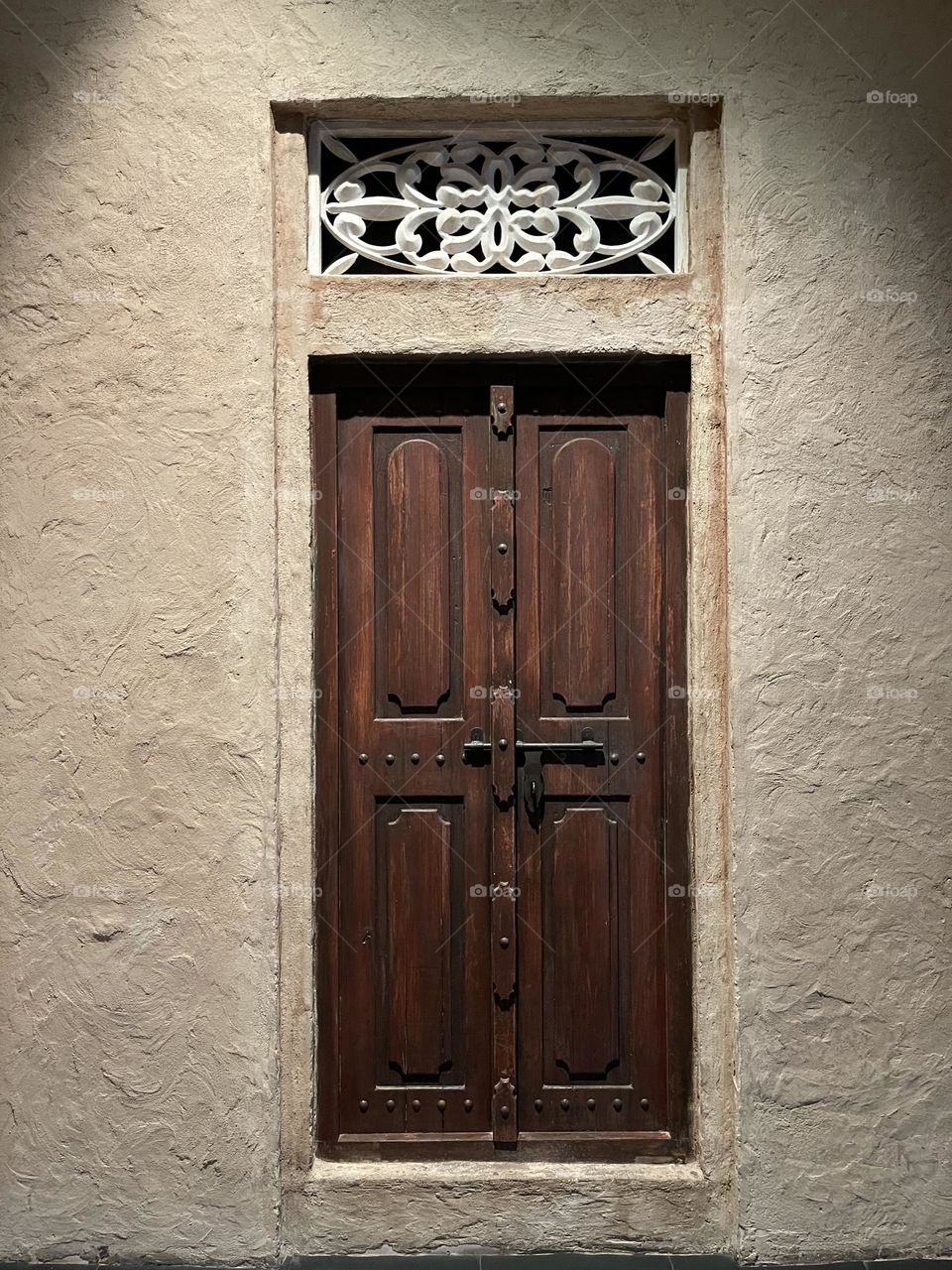 Traditional old Woden door 