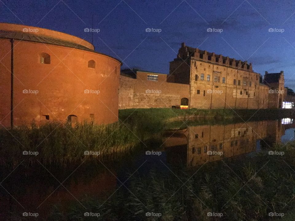Malmöhus by night