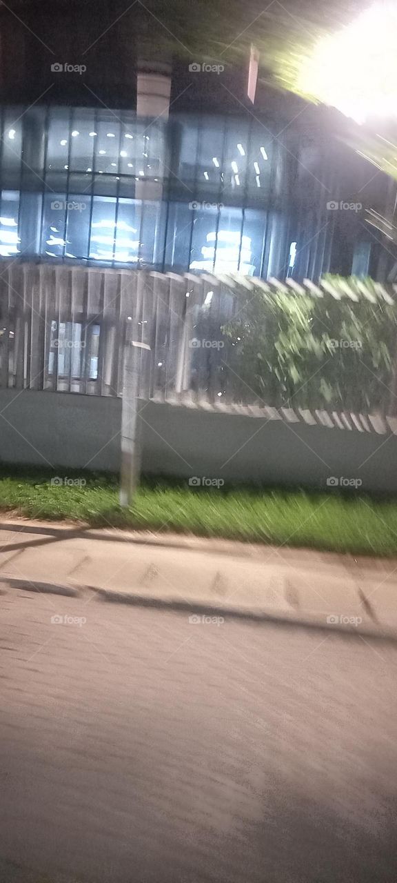 Twinkling windows , the beauty of evening light. Bask in the beauty of evening light with the view of light twinkling from these windows at night