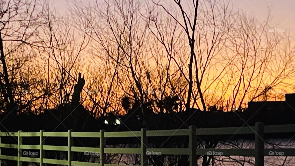 Sundown after 4 days of inclement weather. Beautiful Yellow Horizon. Been a long time since i have seen a Yellow Sundown. Seasons changing time changing soon. Not Good. 