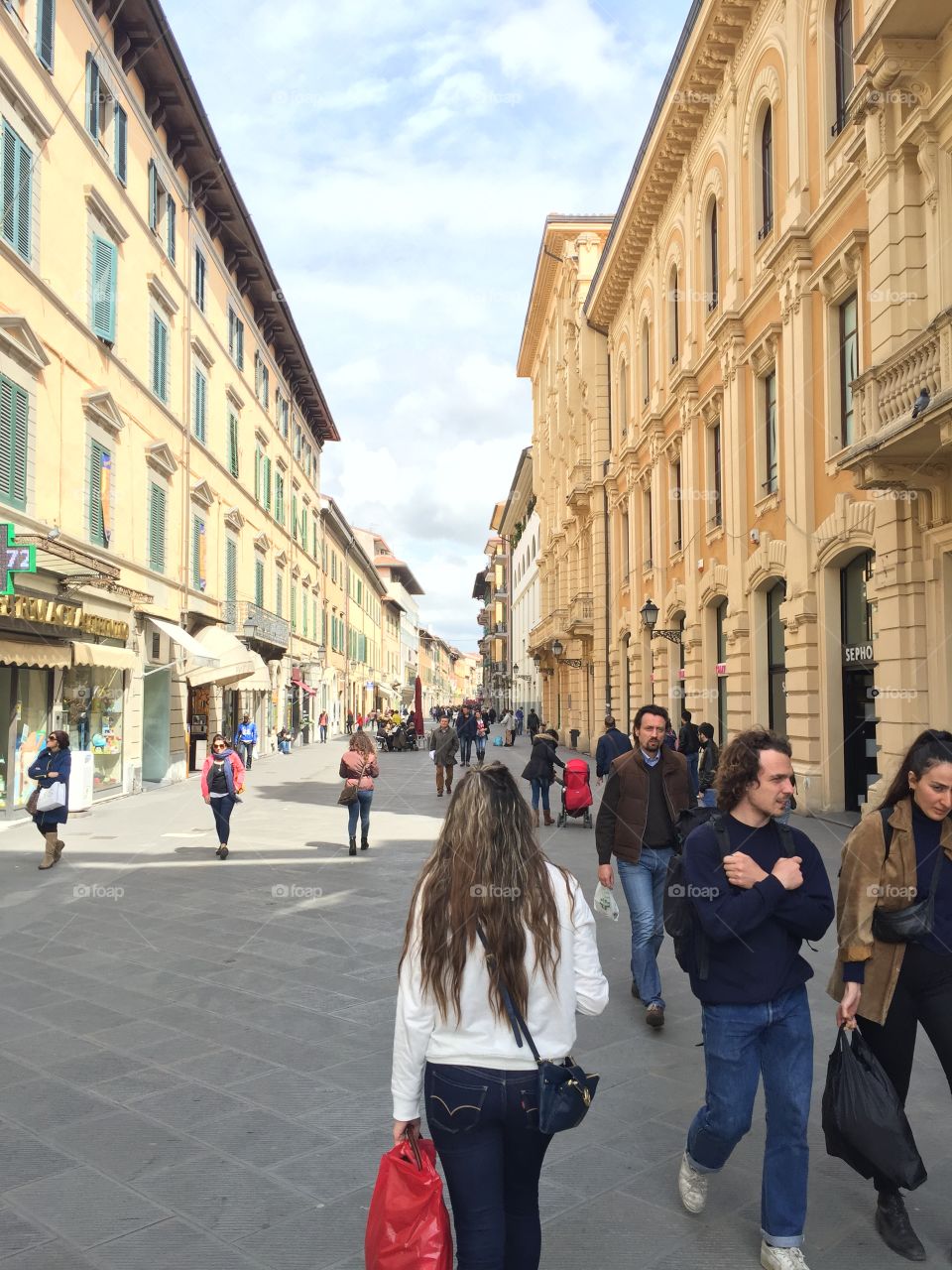 Pisa's high street 