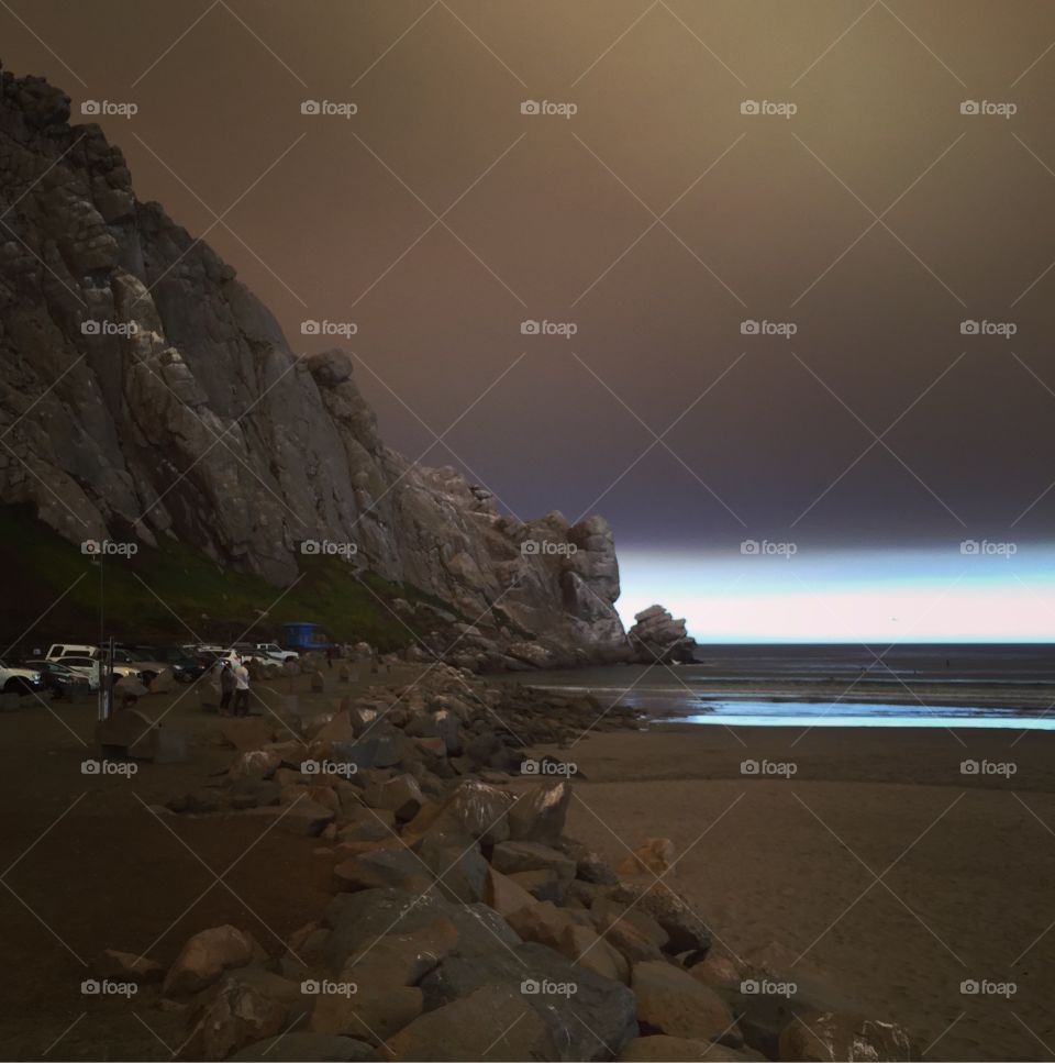 Smoke from California wild fires