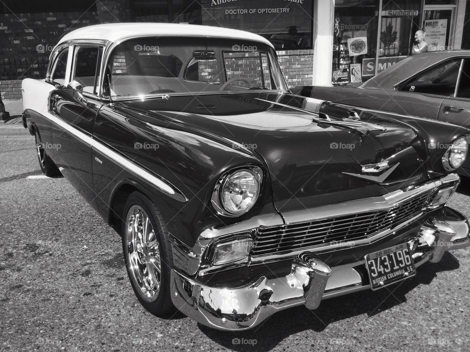 Classic 1950s Studebaker Car at the Local Car Show