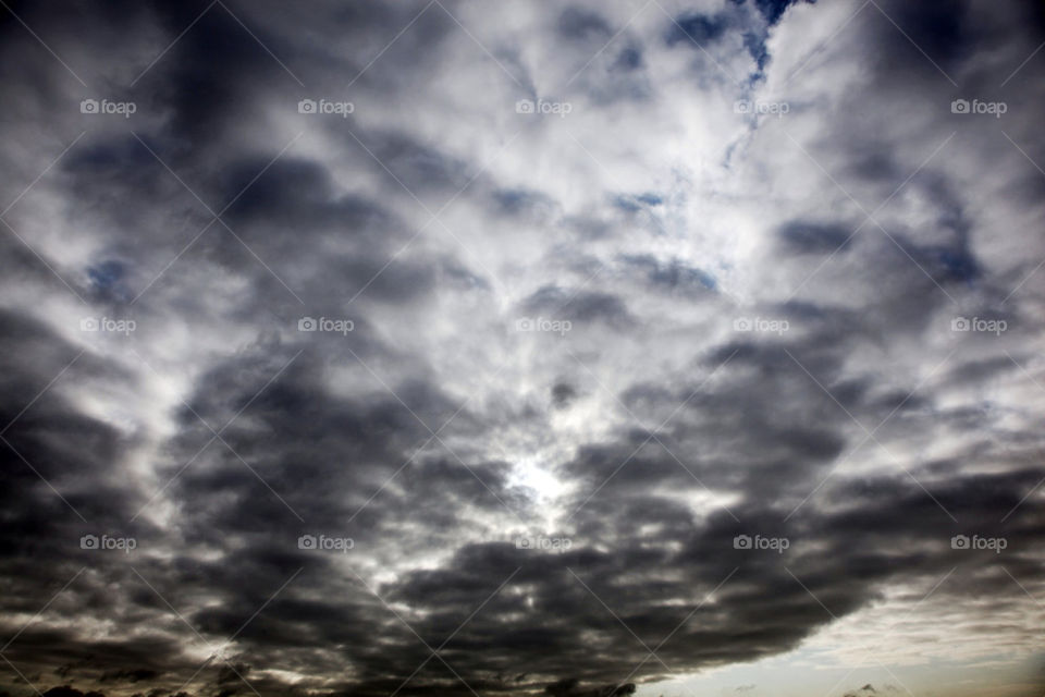 sky blue white dark by king