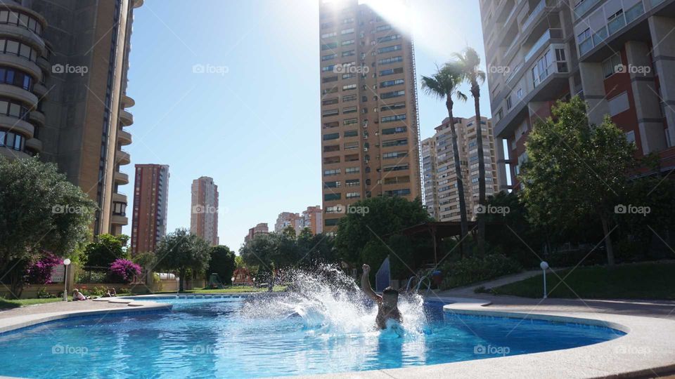 Swimmingpool#summer#jump#human