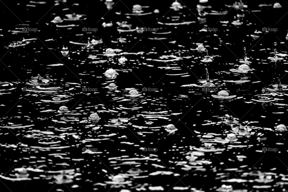 Drops of rain