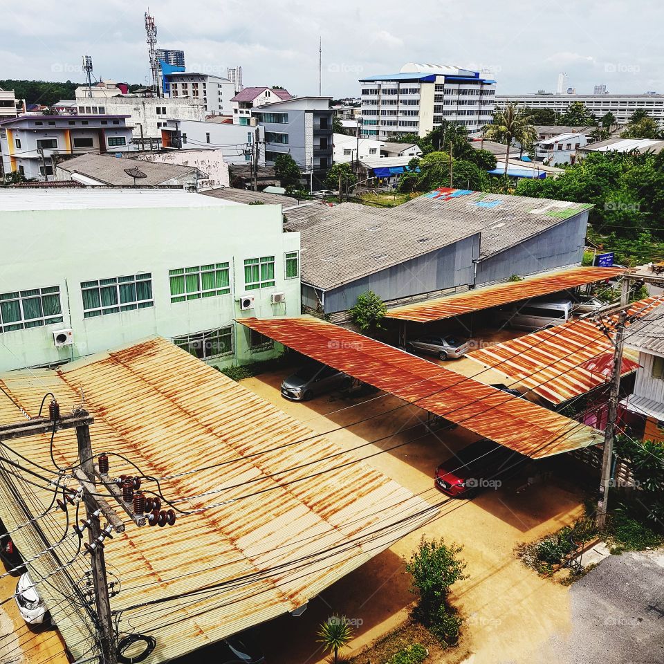 Scenic view of buildings and cityscape