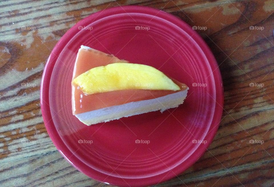 Slice of mango cake 🍰 