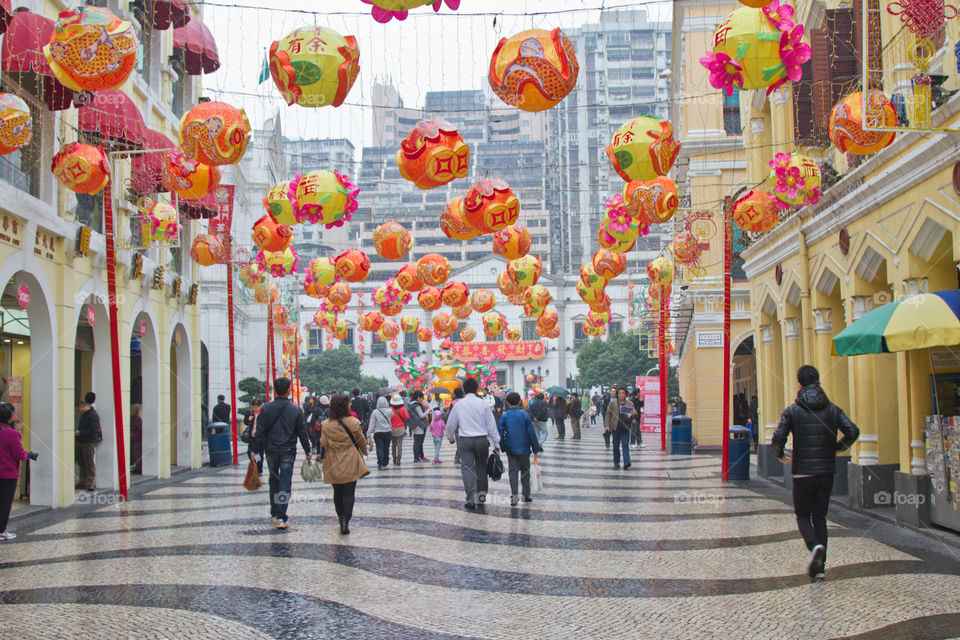Macao festival balloons 