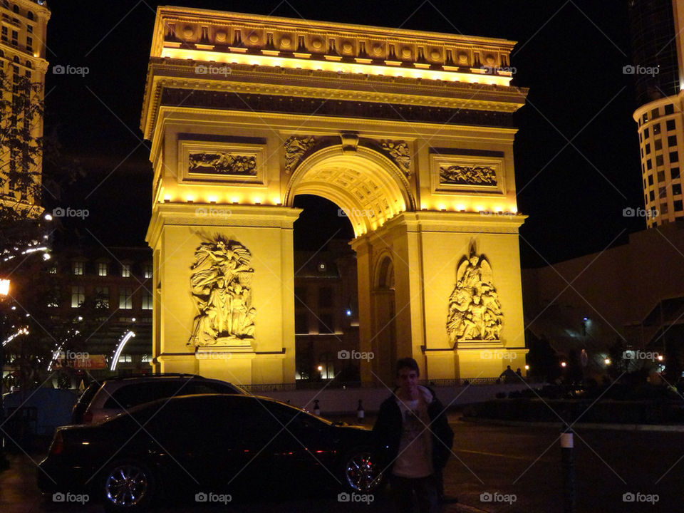 night lights vegas las by feche_103