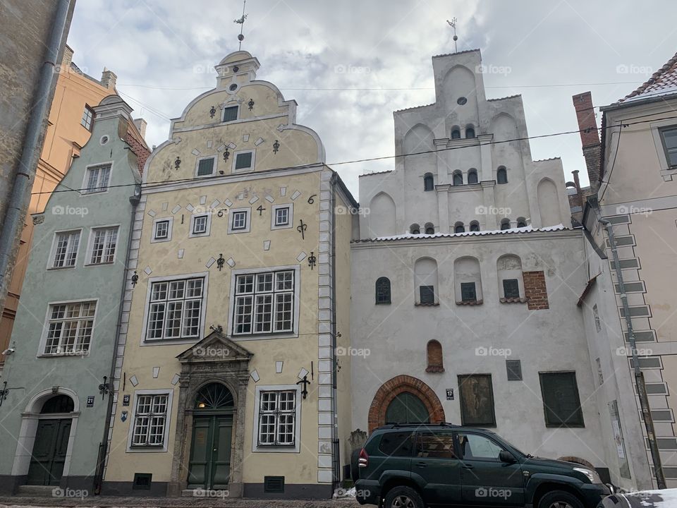 Three Brothers Riga, Latvia. Interesting architecture