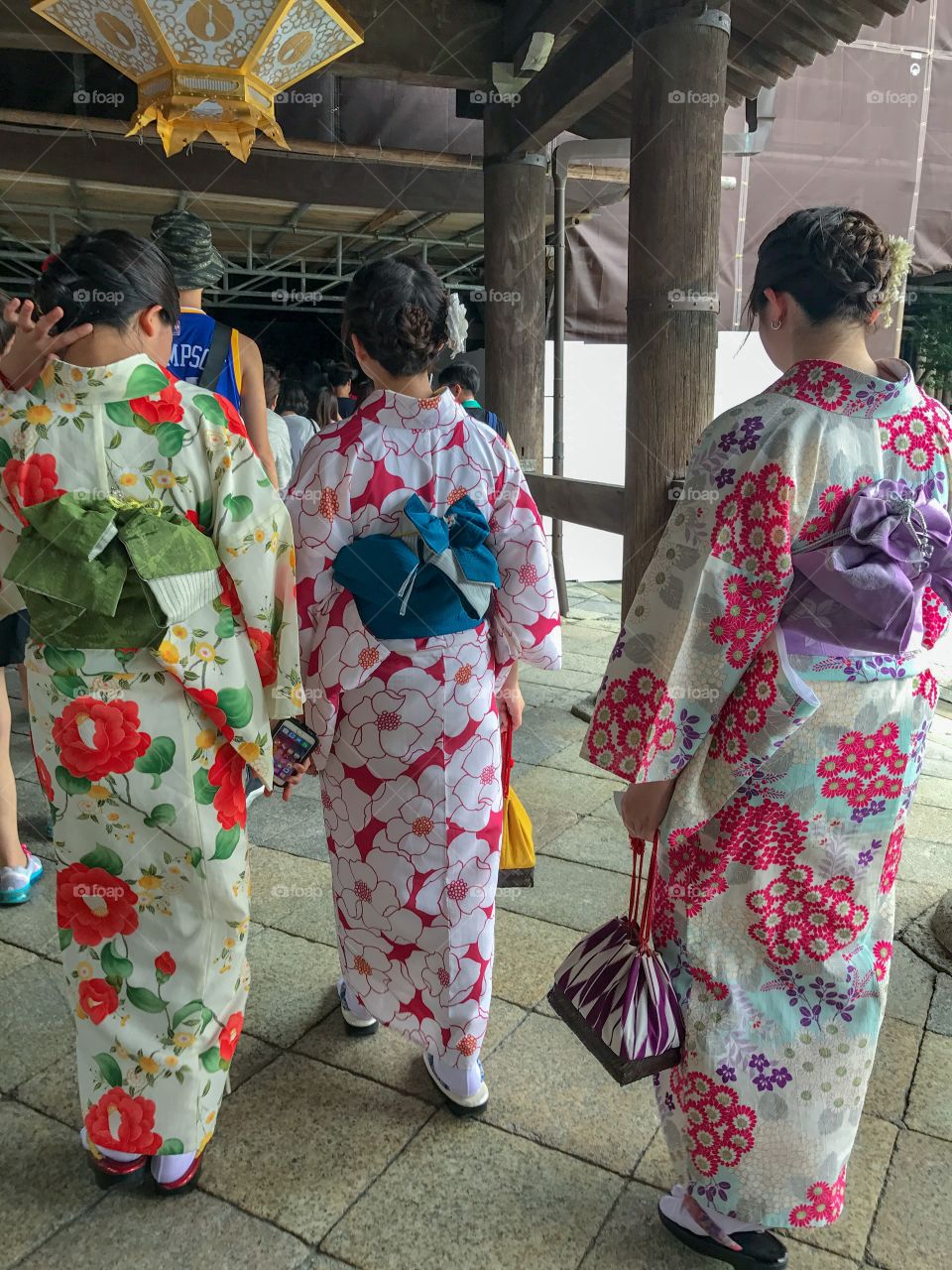 Colourful Kimono girls of Kyoto..