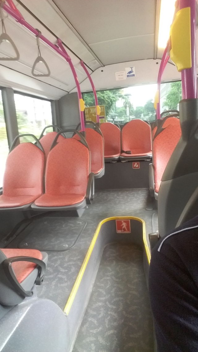 Bus traveling