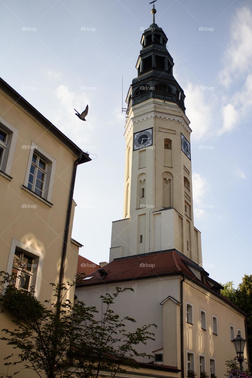 Old town in Poland.  European architecture