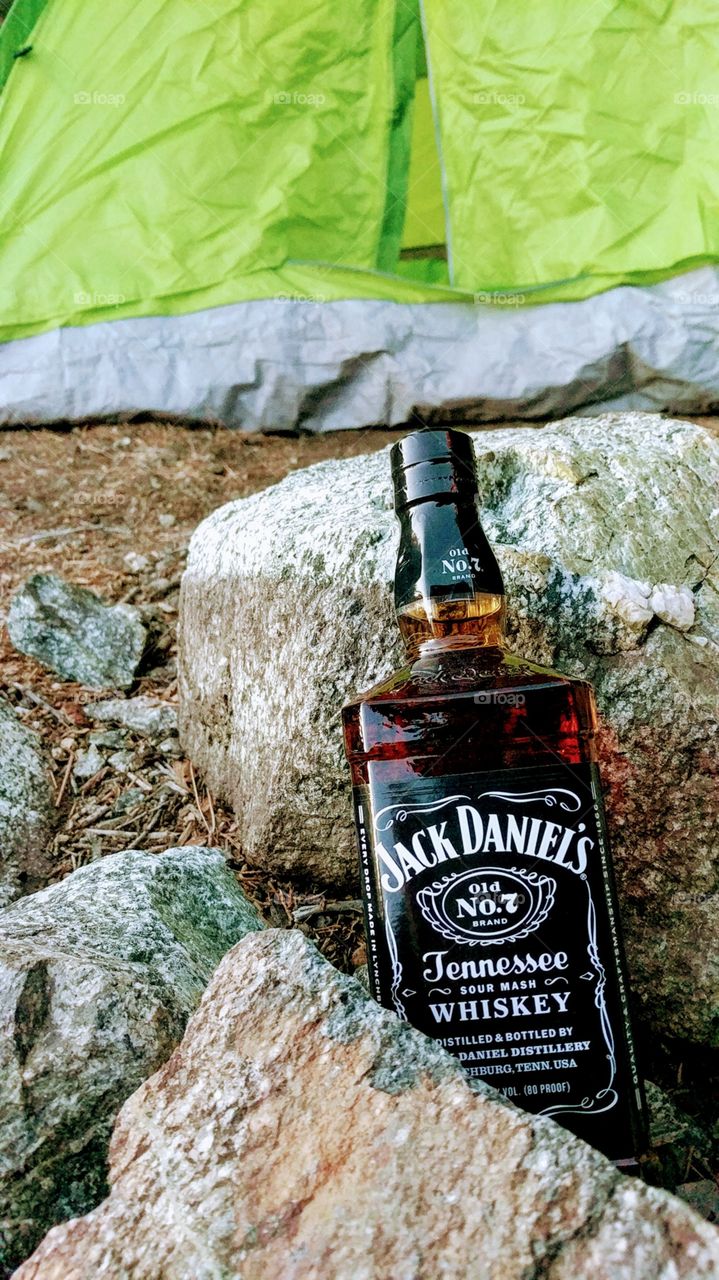 Went camping with Jack.