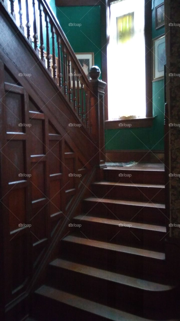 Woodwork Victorian Stairway