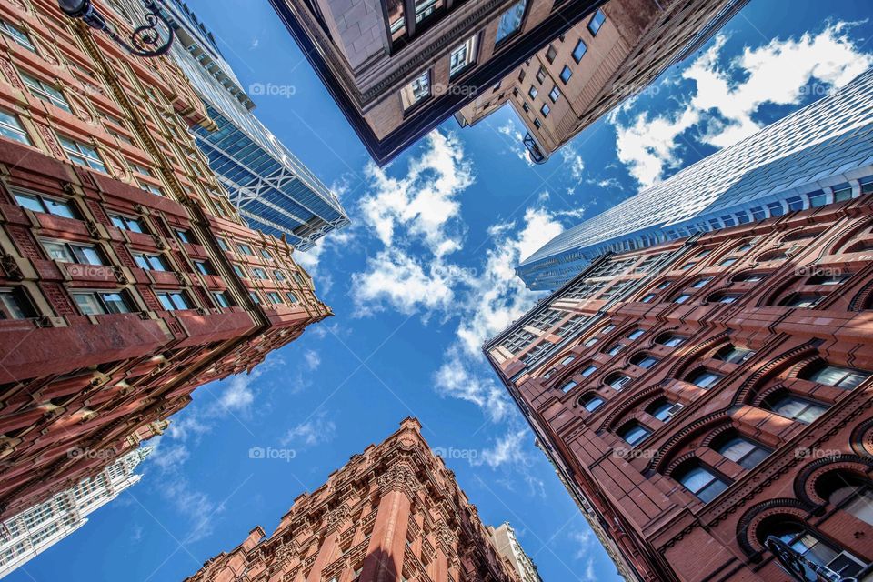 Looking up 