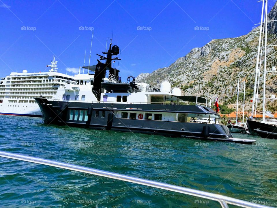 Sailing in Montenegro