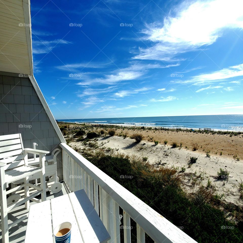 Porch By The Ocean