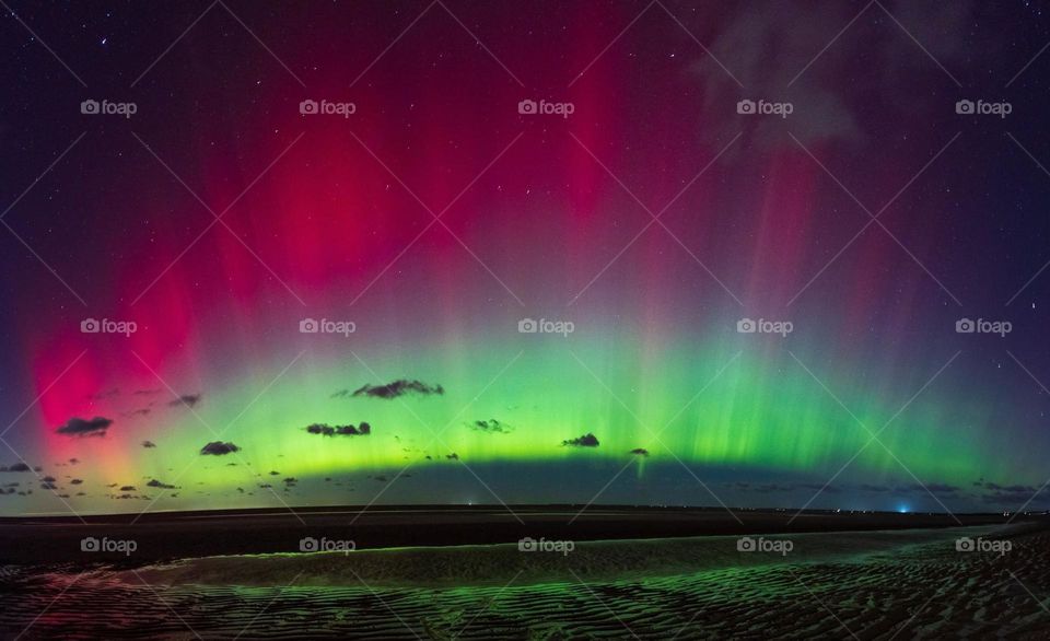 Cape cod Aurora borealis