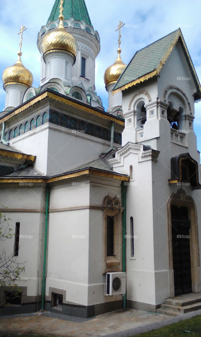 Rusian church in gold
