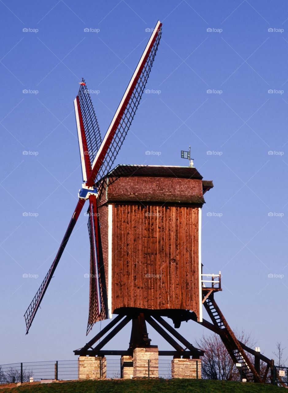 Old mill. Windmill