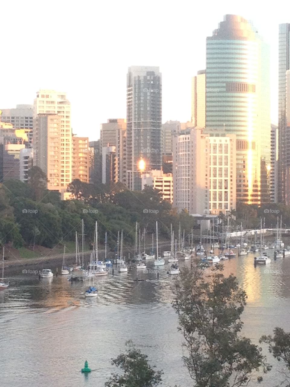 Riverside Boats Moored 