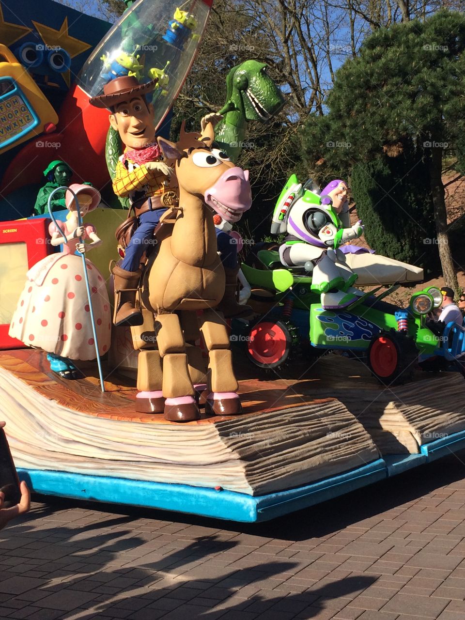 Toy Story Parade Float. Float at Disneyland Paris Magic on Parade