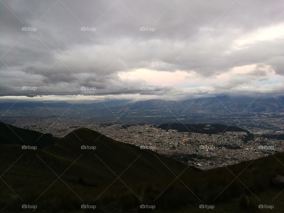 View from Pinchincha volcano