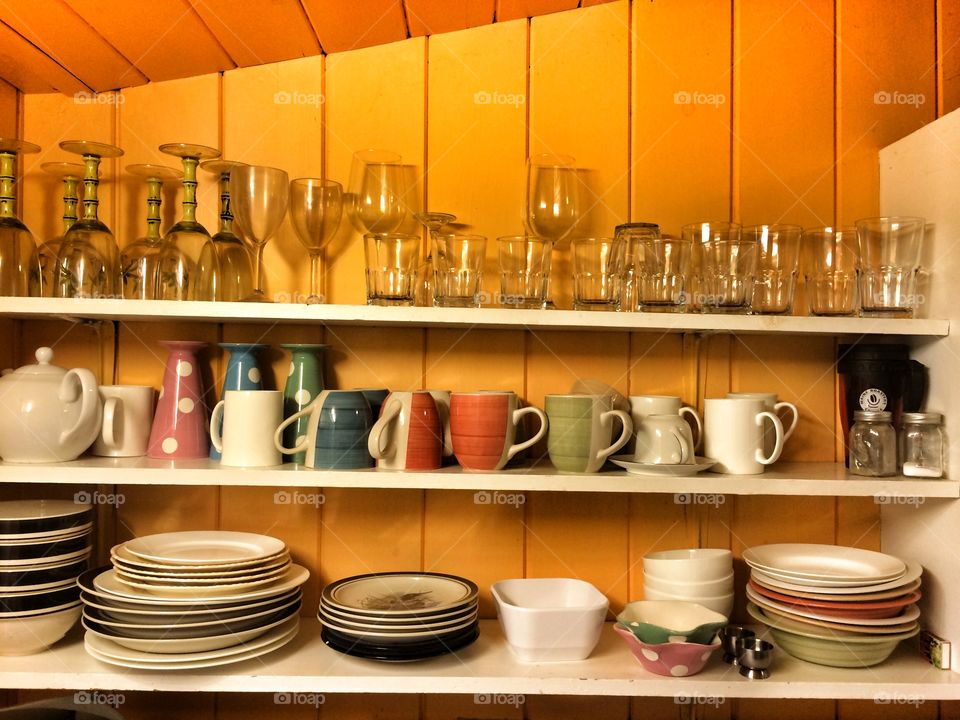 New England cottage cupboard 