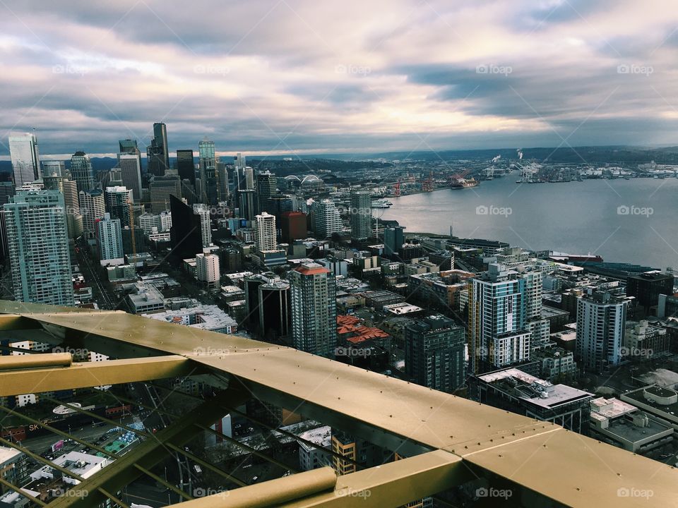 Space Needle Skyline. Seattle, Washington