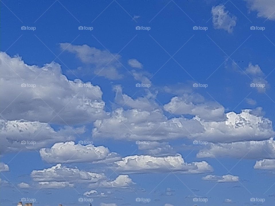Clouds in the sky