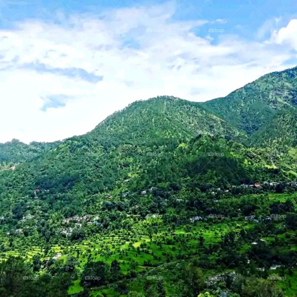 most beautiful and attractive view of the mountain.