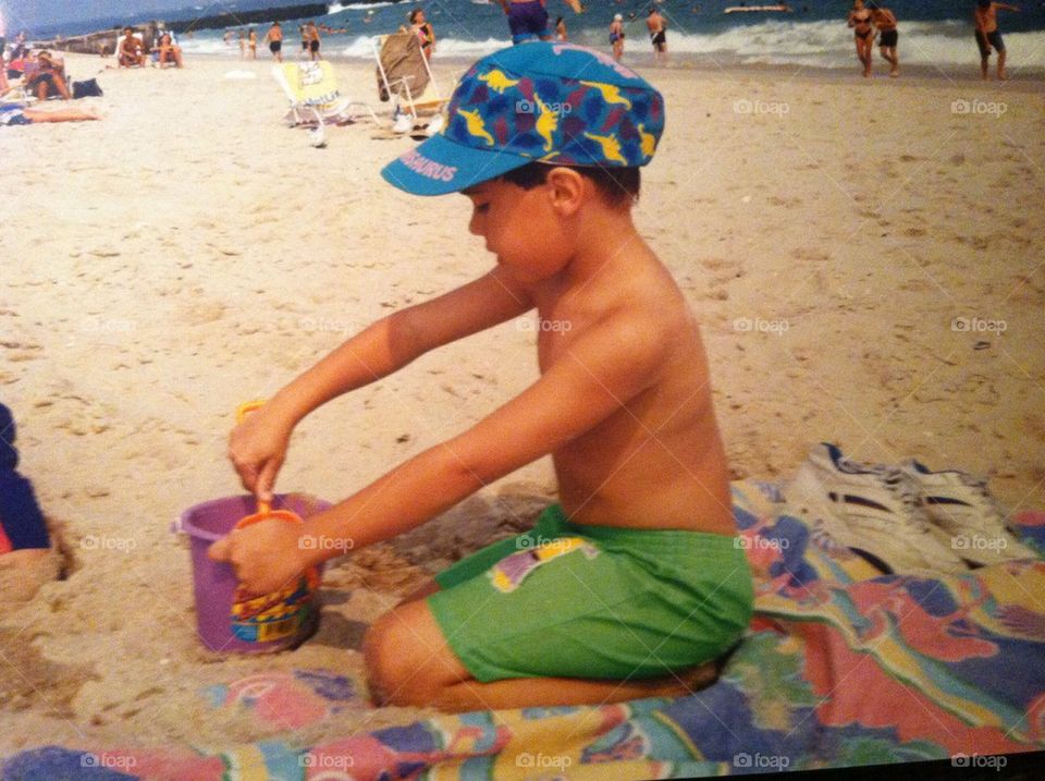 Beach. Boy