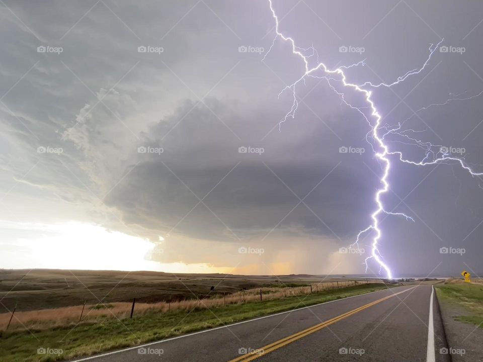 Thunder and lightening