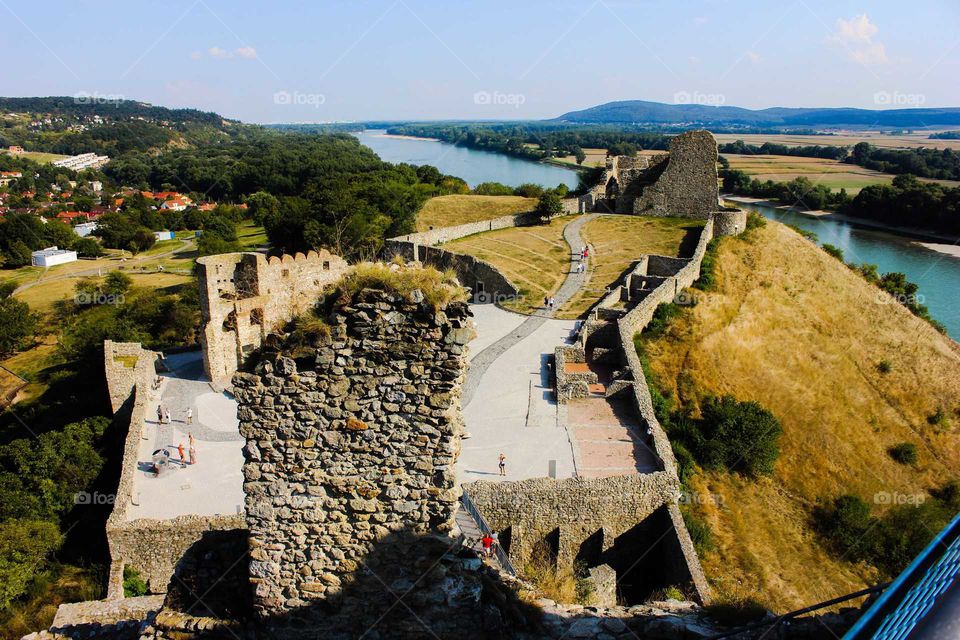 Devin castle. Slovakia.