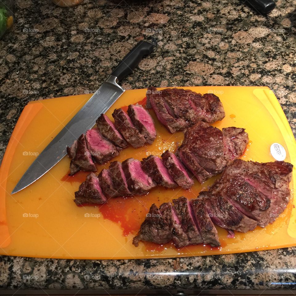 Sliced New York Steak