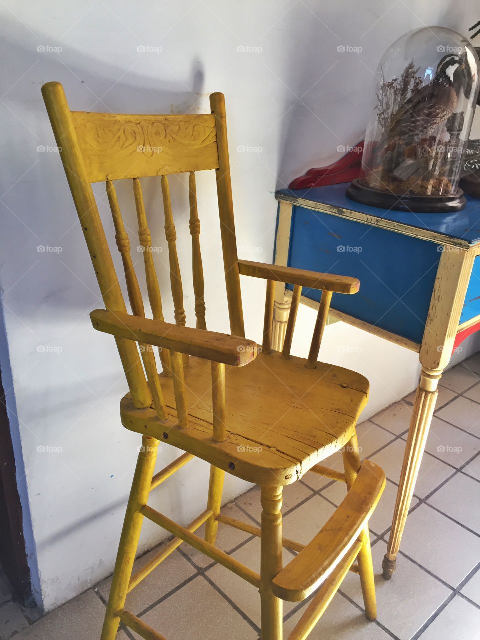 Vintage yellow chair