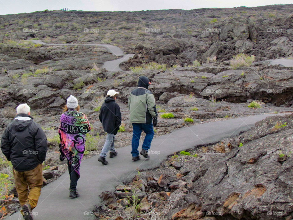 Exploring lava field