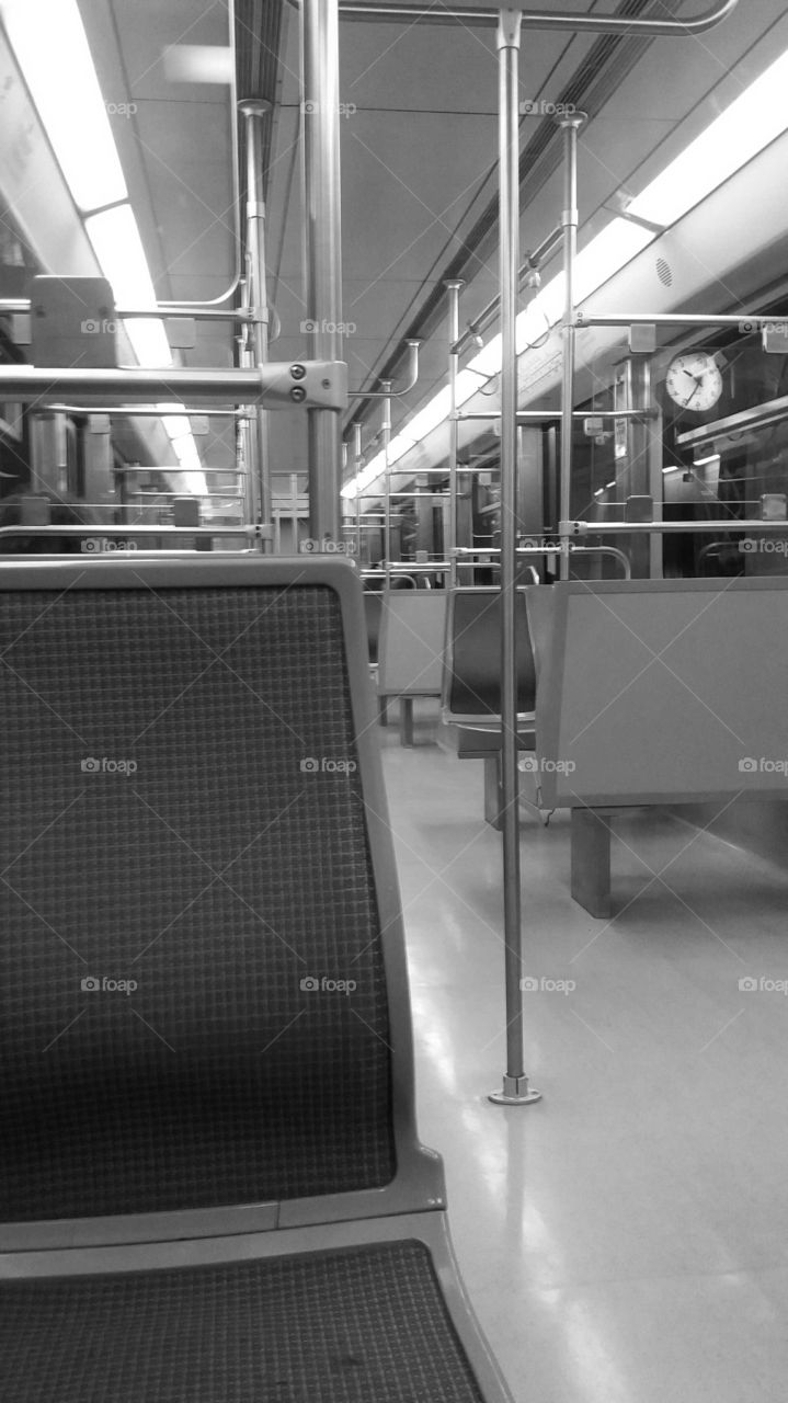 metro empty Athens